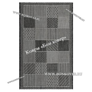 Безворсовый ковер дизайн 78 Серый
